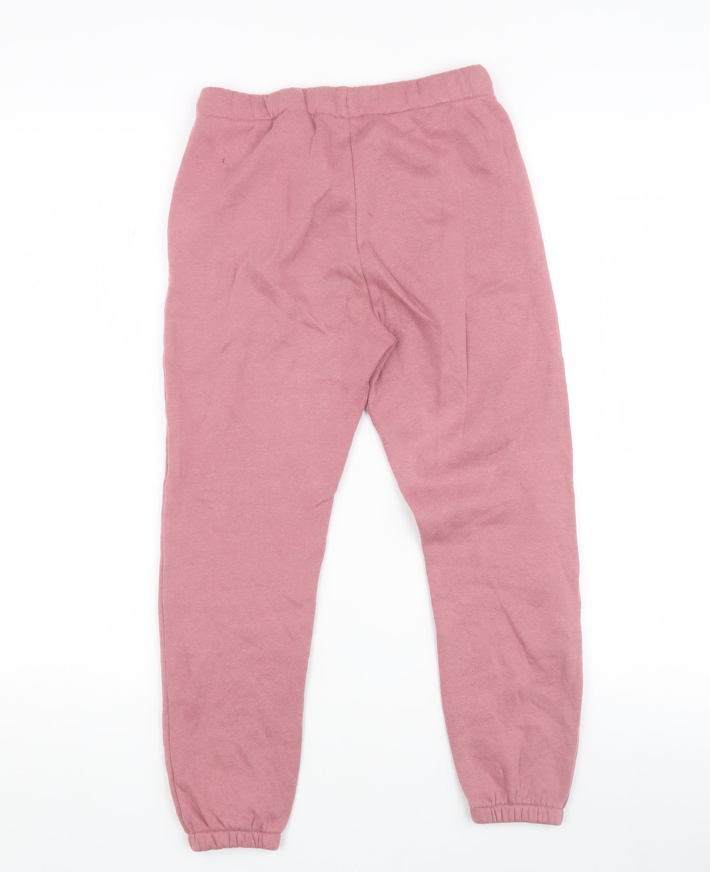 H&M Teens Pink Jogger Trousers - Size 8 Cotton Blend