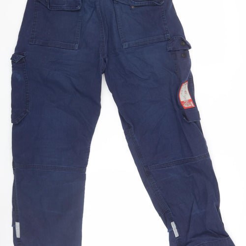 Portwest Men's Blue Cargo Jeans Size 34