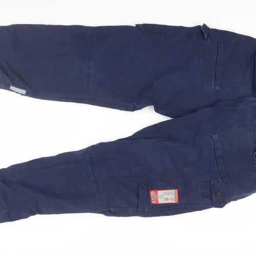 Fortwest Men's Blue Cargo Jeans - Size 34, Medium Wash