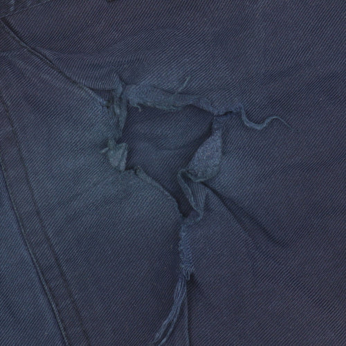 Fortwest Men's Blue Cargo Jeans - Size 34, Medium Wash