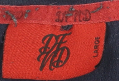 DFND Men's Blue Size L Crew Neck T-Shirt