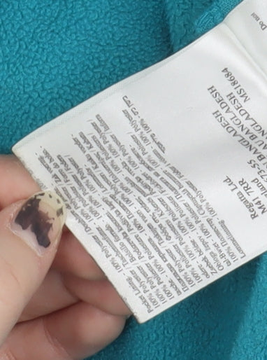 Regatta Women's Blue Fleece Jacket, Size 16, Full Zip, Hooded