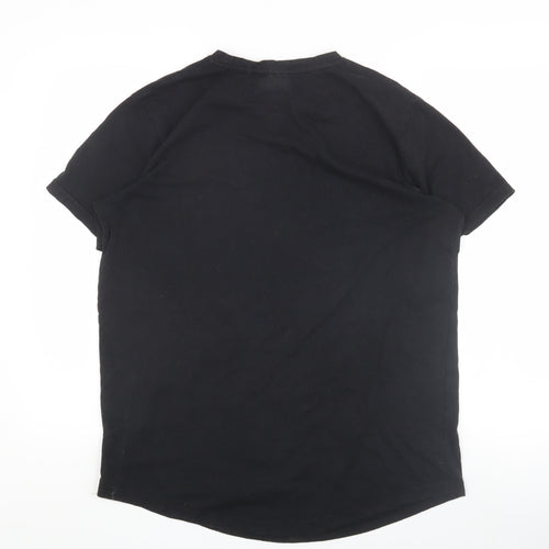DFND Men's Black Logo T-Shirt - Large