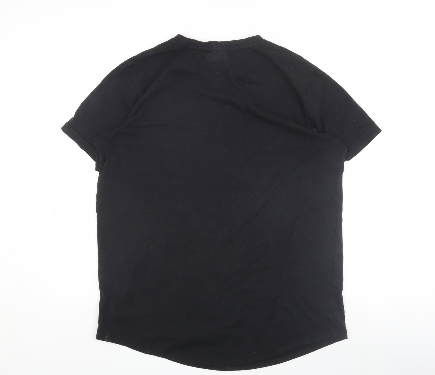 DFND Men's Black Logo T-Shirt - Large