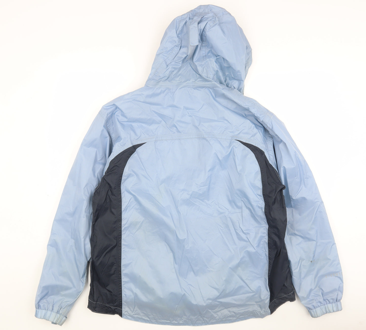 Peter Storm Women's Blue Waterproof Hooded Rain Coat Size 18