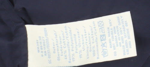 Boden Women's Blue Lace Blouse Short Sleeve, Size 10