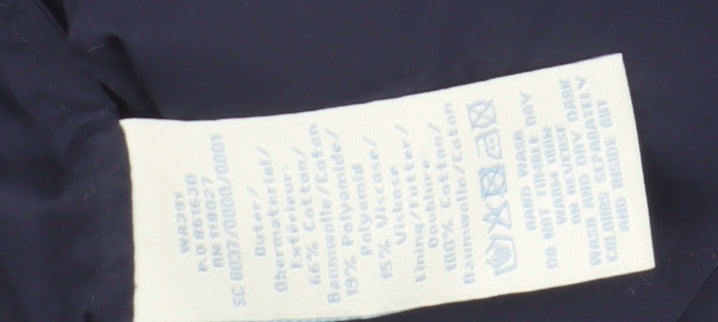 Boden Women's Blue Lace Blouse Short Sleeve, Size 10