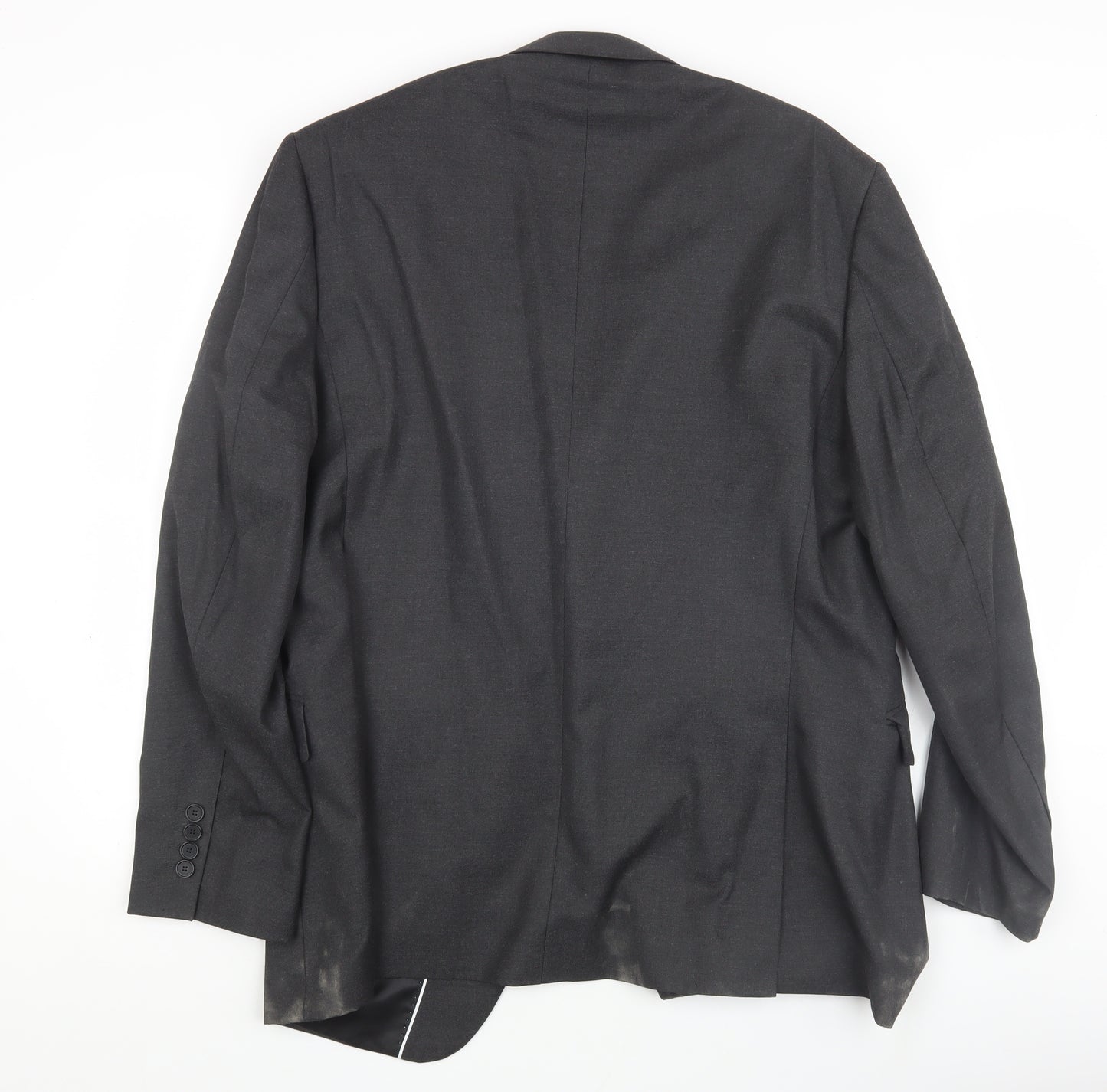 Dehavilland Men's Black Blazer, Size 44, Regular Fit
