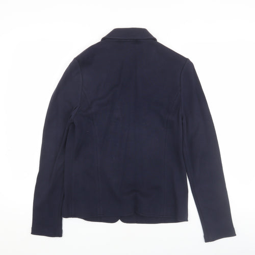 Laura Ashley Women's Blue Suit Jacket Size 8