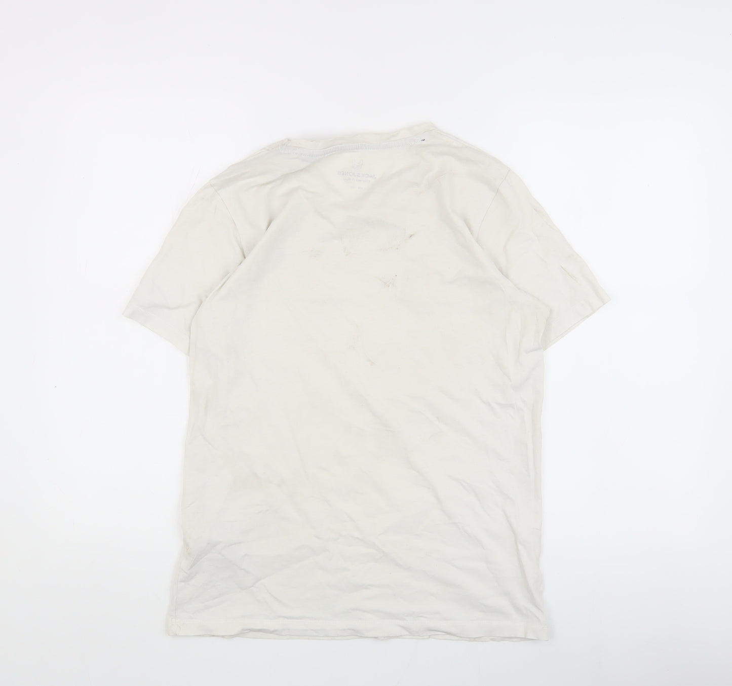 Jack & Jones Boys White Crew Neck T-Shirt - Size 16 Years