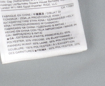 Banana Republic Women's Grey Pencil Skirt, Size 4