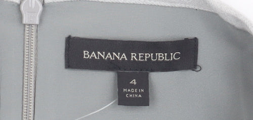 Banana Republic Women's Grey Pencil Skirt, Size 4