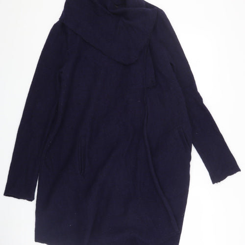 Phase Eight Women's Blue Roll Neck Cardigan Size 10