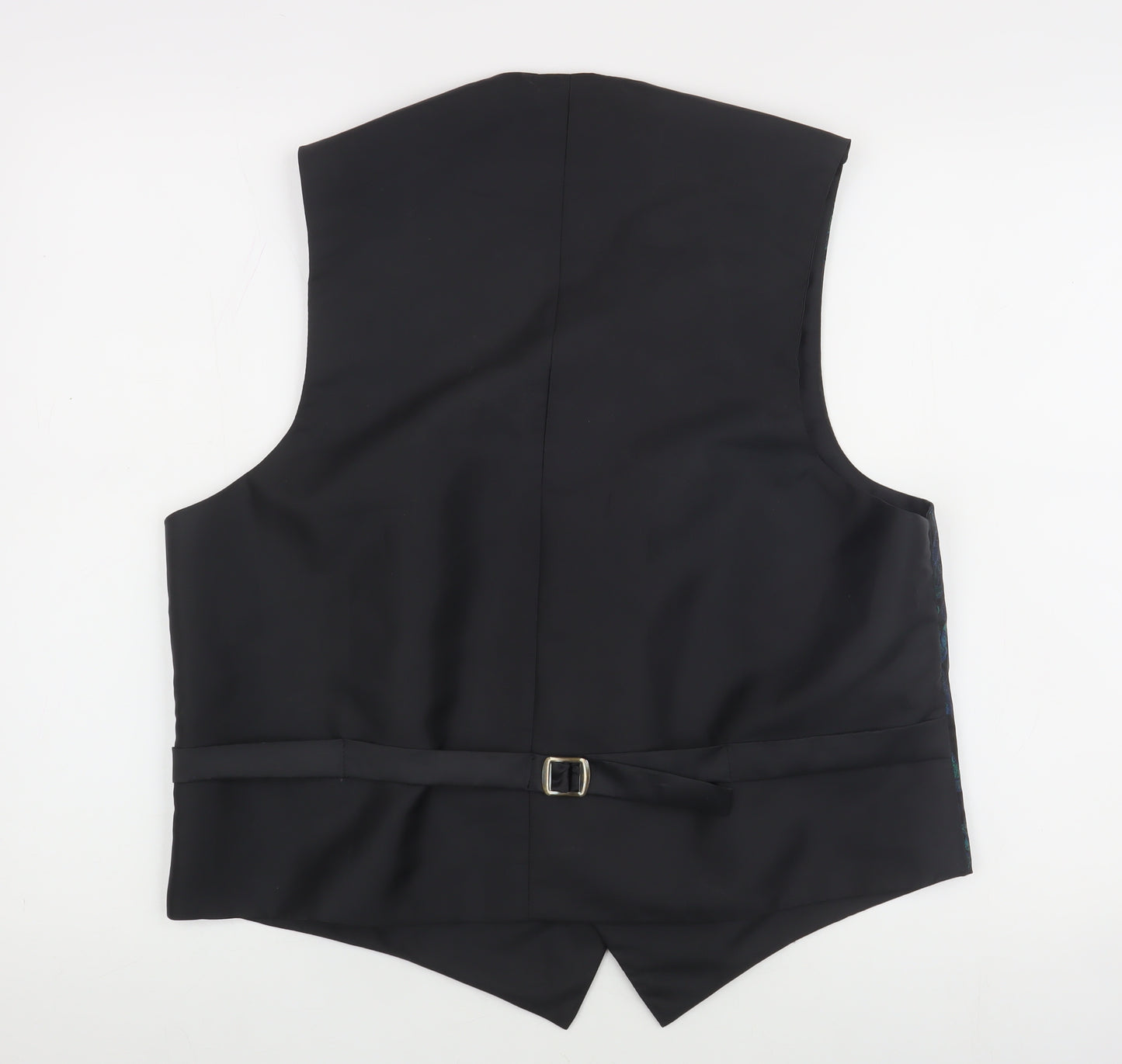 Moss Bros Men's Multicoloured Paisley XL Waistcoat