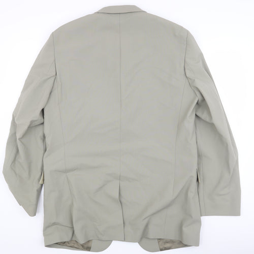 Milan Collection Men's Beige Blazer, 42L, Classic Style