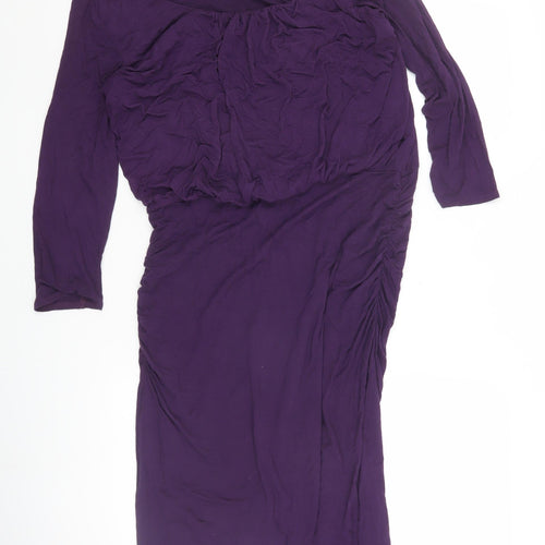Phase Eight Women's Purple Sheath Dress Size 14