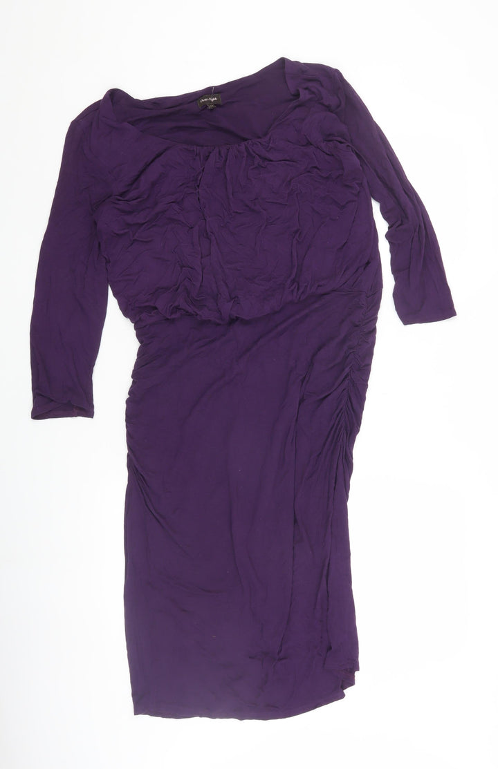 Phase Eight Women's Purple Sheath Dress Size 14