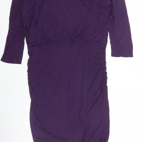 Phase Eight Women's Purple Sheath Dress Size 14