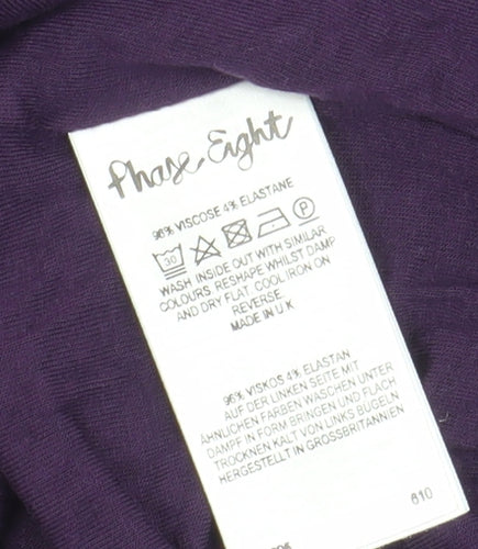 Phase Eight Women's Purple Sheath Dress Size 14