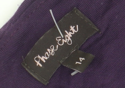 Phase Eight Women's Purple Sheath Dress Size 14