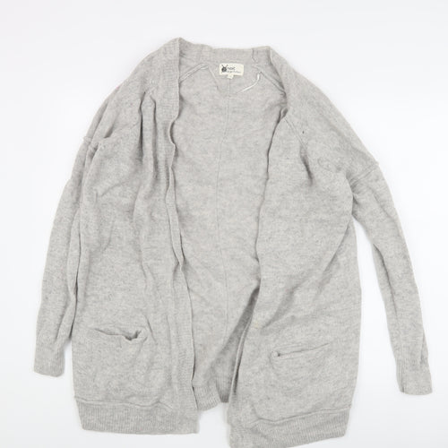 Next Women's Grey Cardigan, Size 12, Long Sleeve, Casual