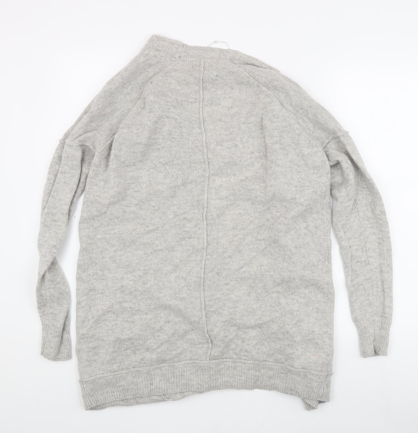 Next Women's Grey Cardigan, Size 12, Long Sleeve, Casual