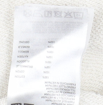 Uniqlo Men's Grey Hoodie S - Cotton Pullover