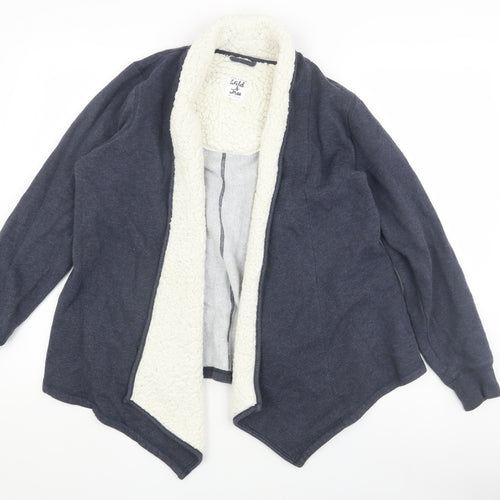 Wild & Free Women's Blue Fleece Jacket Size M, Autumn/Winter