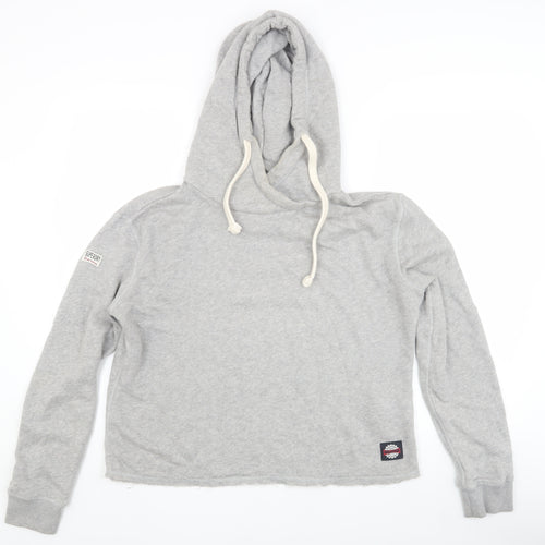 Superdry Grey Pullover Hoodie S Unisex Adults