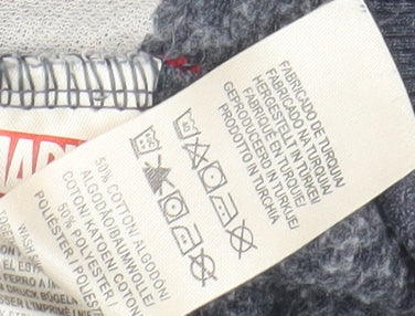 Marvel Boys Blue Sequin Hoodie Size 5/6