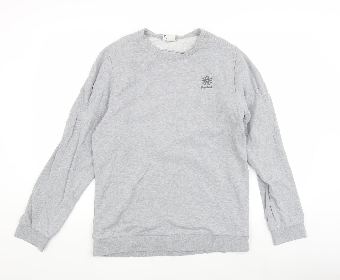 Reebok Men's Grey Pullover Sweatshirt, Medium
