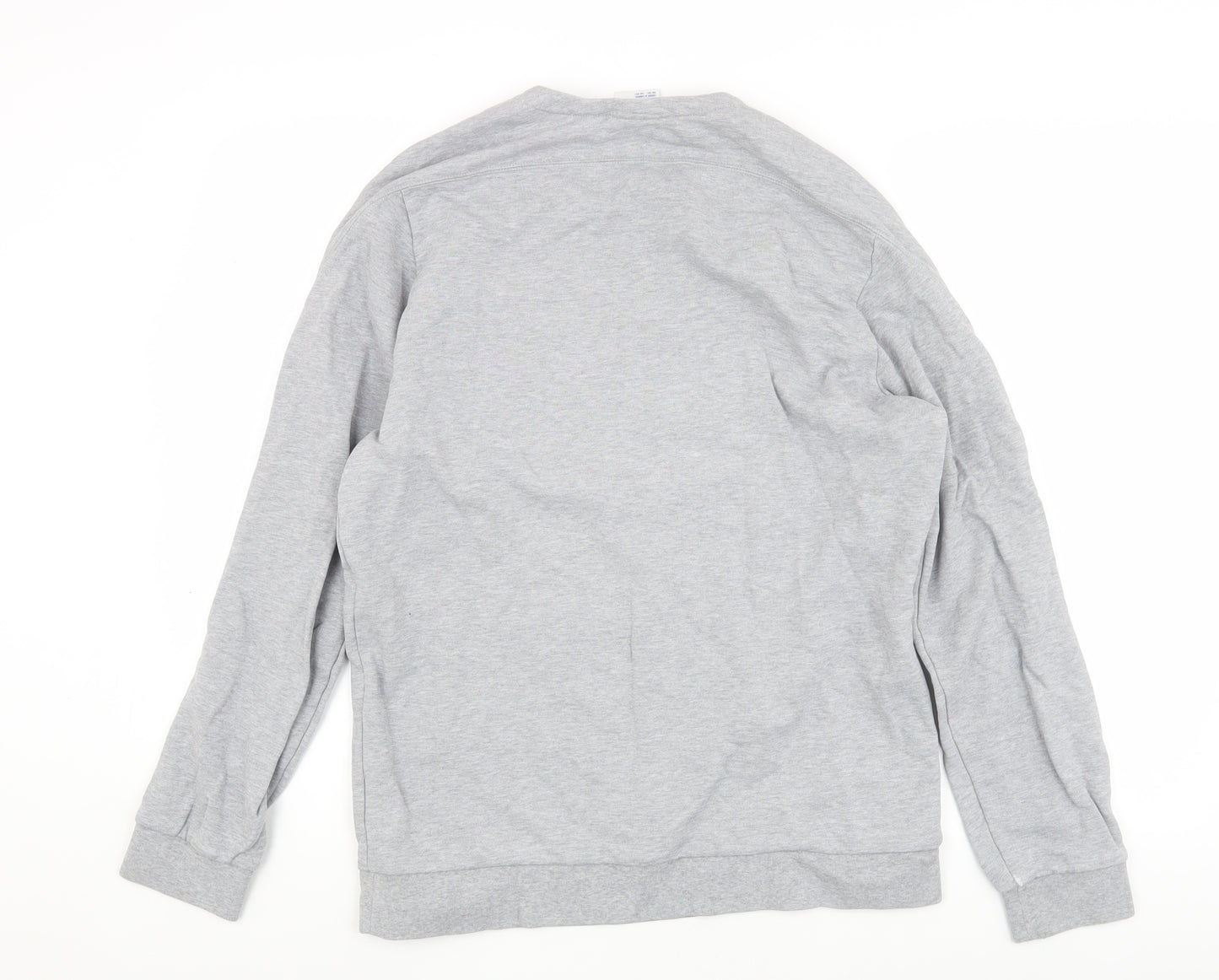 Reebok Men's Grey Pullover Sweatshirt, Medium