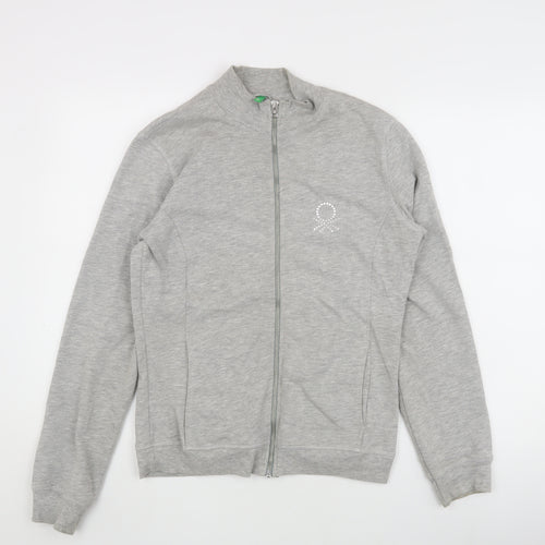 United Colors of Benetton Women's Grey Track Jacket M