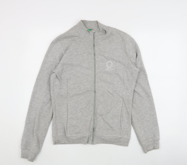 United Colors of Benetton Women's Grey Track Jacket M