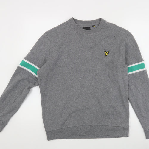 Lyle & Scott Men's Grey Pullover Sweatshirt L