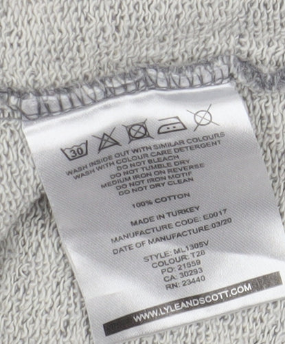 Lyle & Scott Men's Grey Pullover Sweatshirt L