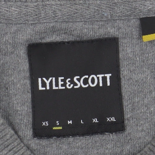Lyle & Scott Men's Grey Pullover Sweatshirt L