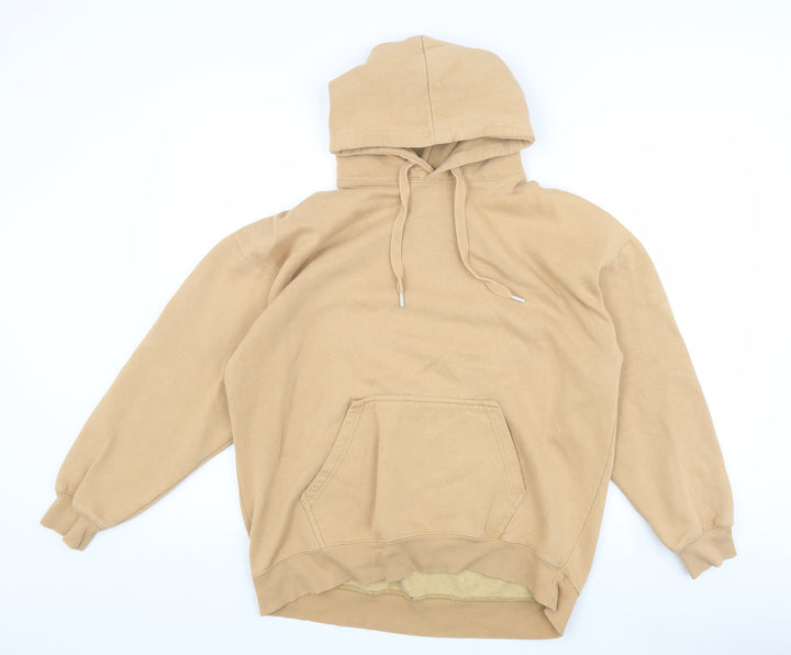 Pull & Bear Men’s Beige S Hoodie Pullover Lined