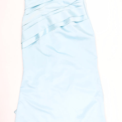 Pearlier Women's Blue Bodycon Long Dress - Size 12