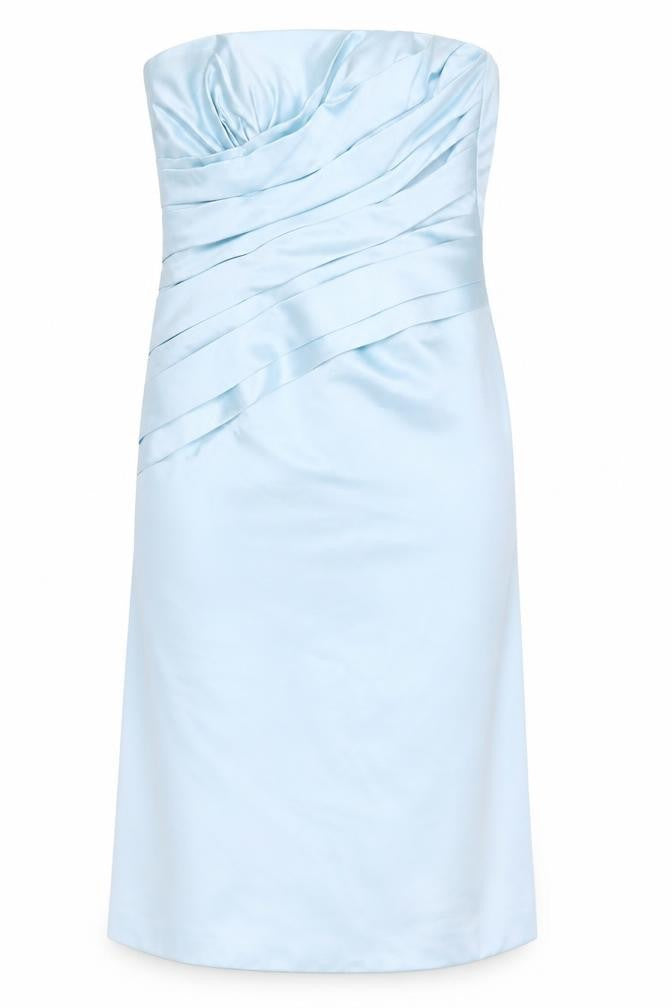 Pearlier Women's Blue Bodycon Long Dress - Size 12