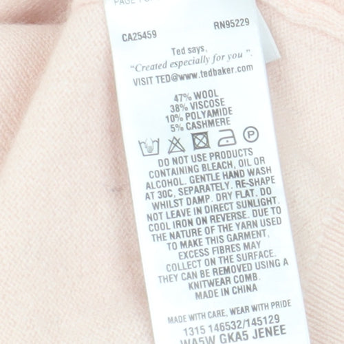 Ted Baker Women's Pink Cardigan, Size 14