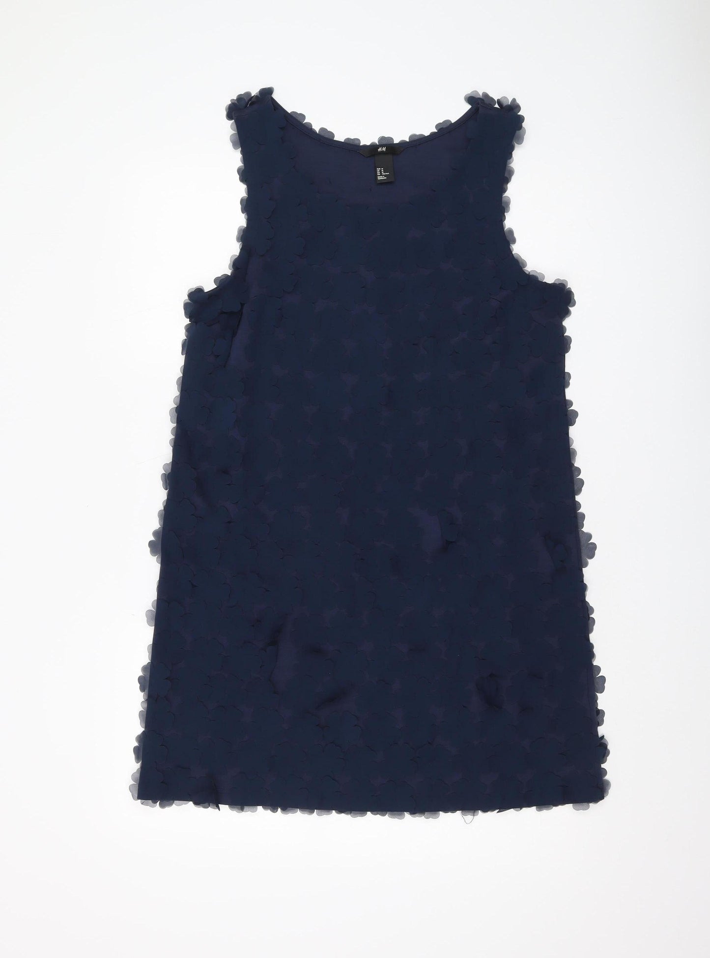 H&M Women's Blue Shift Dress, Size 12