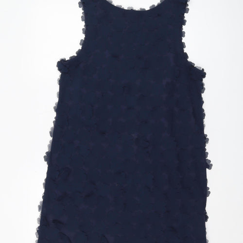 H&M Women's Blue Shift Dress, Size 12