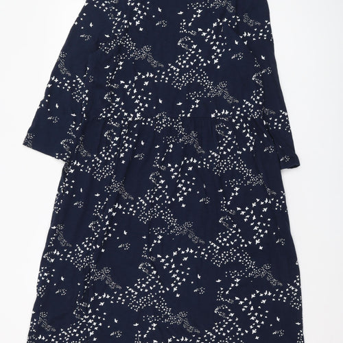 Seasalt Cornwall Women's Blue A-Line Midi Dress - Size 12