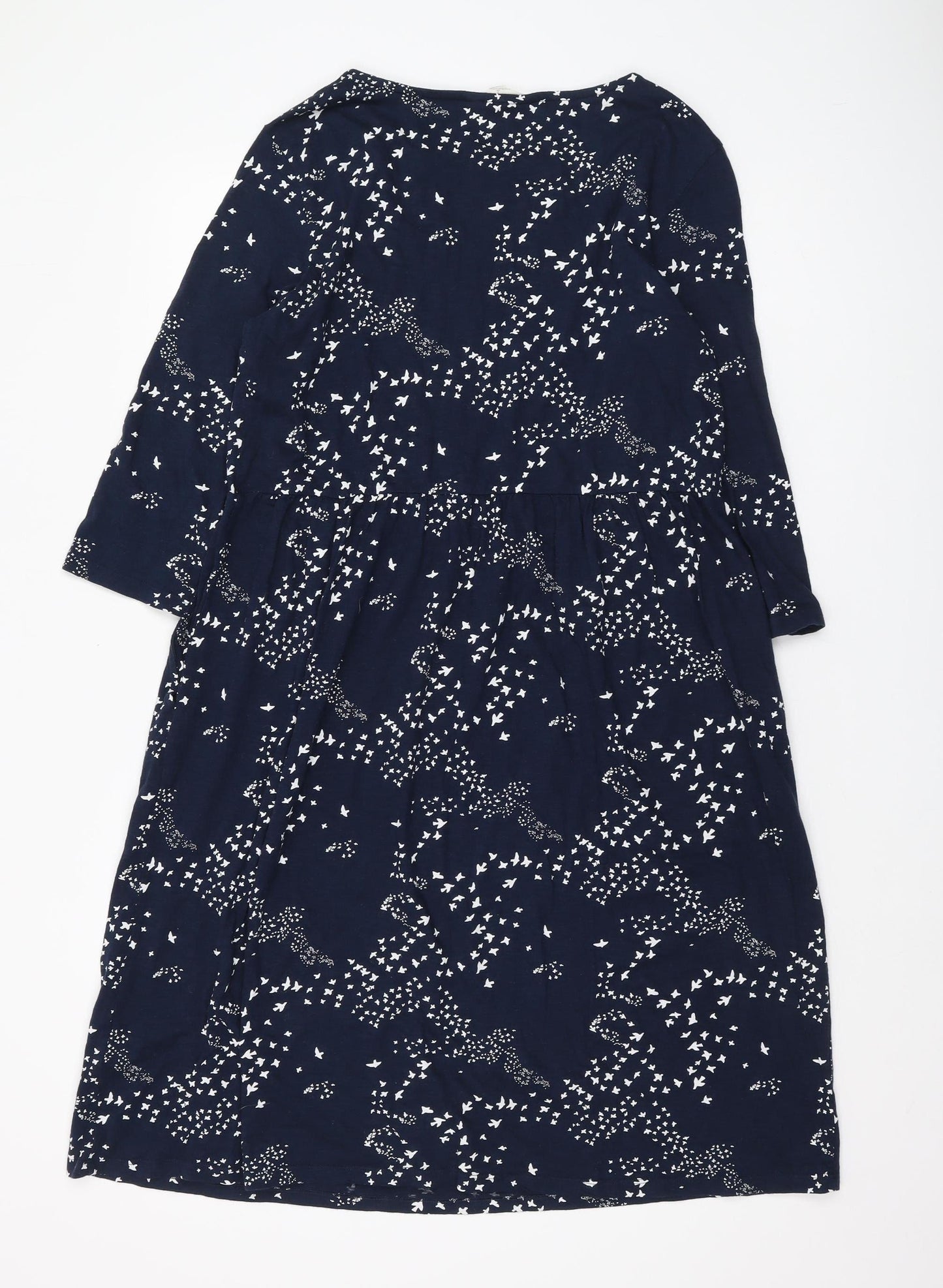 Seasalt Cornwall Women's Blue A-Line Midi Dress - Size 12