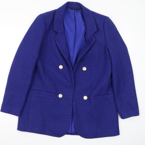 Next Women's Blue Blazer Size 16 Business Classic