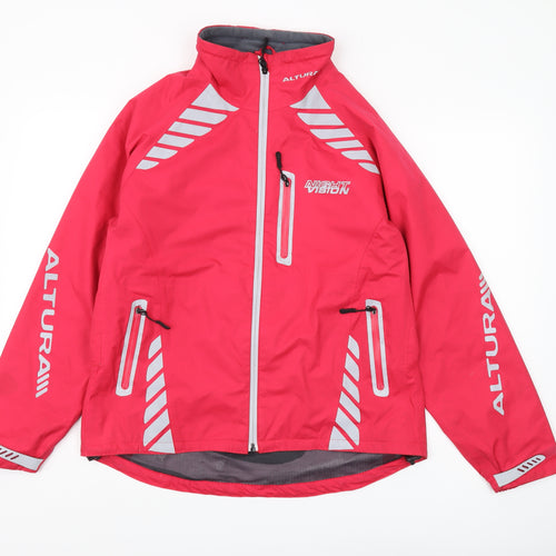 Altura Women's Red Windbreaker Jacket Size 12