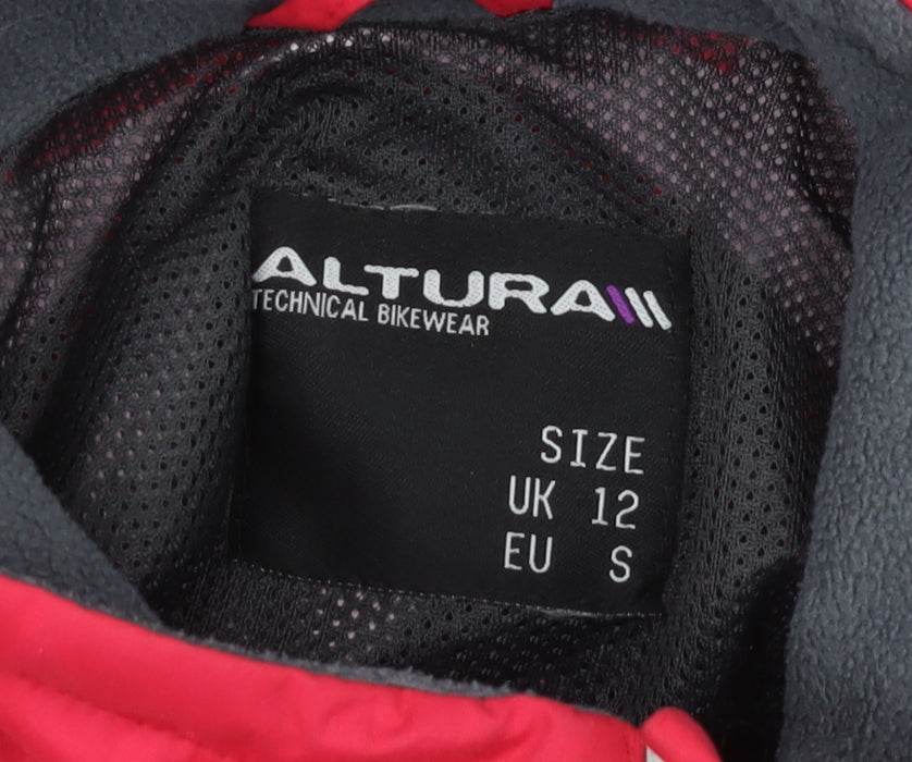 Altura Women's Red Windbreaker Jacket Size 12