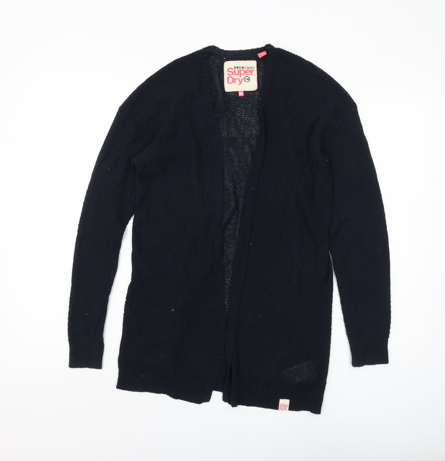 Superdry Women's Black Cardigan M Knitwear Casual