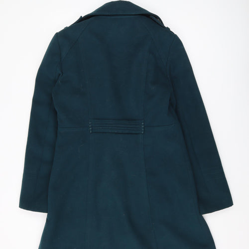 Wallis Women's Green Pea Coat Size 12